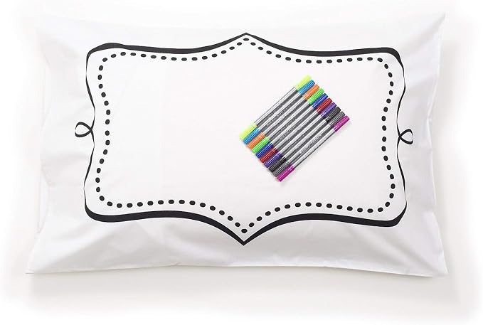 Coloring Pillowcase for Kids – Reusable DIY Pillow Cover - Image 8