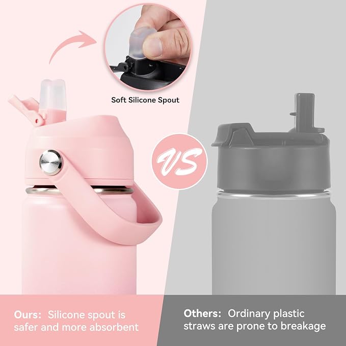 Fijinhom 24oz Insulated Stainless Steel Water Bottle, Wide Mouth Double Wall - Image 4