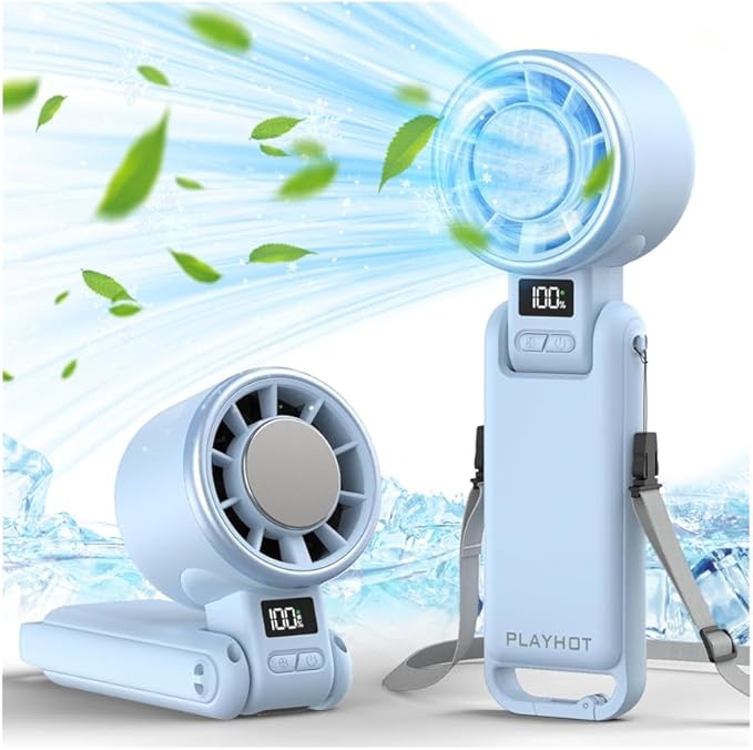 PlayHot Upgraded Portable Handheld Fan by PlayHot-CoolSummer