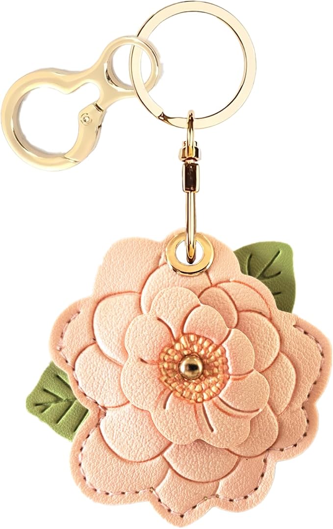 BORKUANA Leather Keychain Holder Case Compatible by BORKUANA