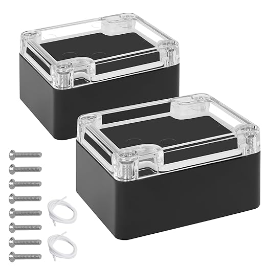 LeMotech Junction Box with Clear Cover IP65 Waterproof Project Box Dustproof by LeMotech