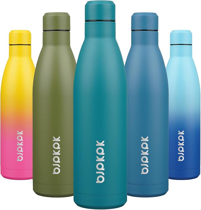 BJPKPK 25oz Insulated Water Bottle Double Wall Vacuum Insulated Stainless Steel by BJPKPK
