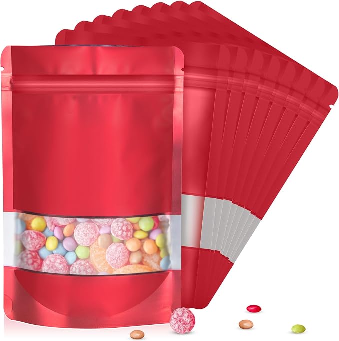 5.5"x7.8" 120pcs Mylar Bags for Food Storage, Smell Proof Bag by ODDIER