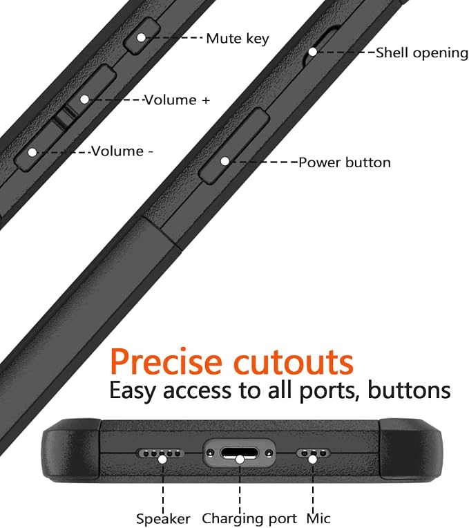 for iPhone 16e Case Heavy Duty Protection Phone Case Cover - Image 4
