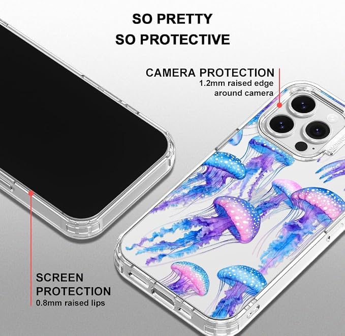 MOSNOVO for iPhone 16 Pro Max Case, Shockproof Military-Grade Protection 6.6ft - Image 4