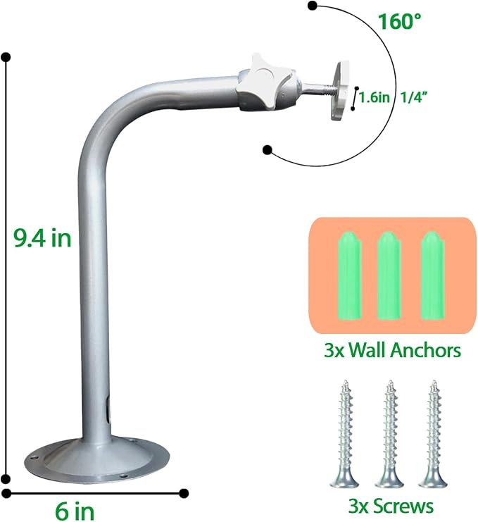 1PCS Aluminum Alloy Bent Tube 9.4IN Camera Mount - Image 6