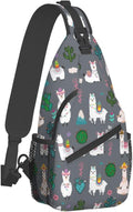 Sling Backpack For Men Hiking Daypack Crossbody Shoulder Bag Travel Chest Pack by Wizfuyq