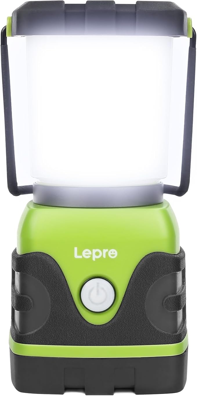 Lepro 1500LM Battery Powered LED Camping Lantern, Waterproof Tent Light by Lepro