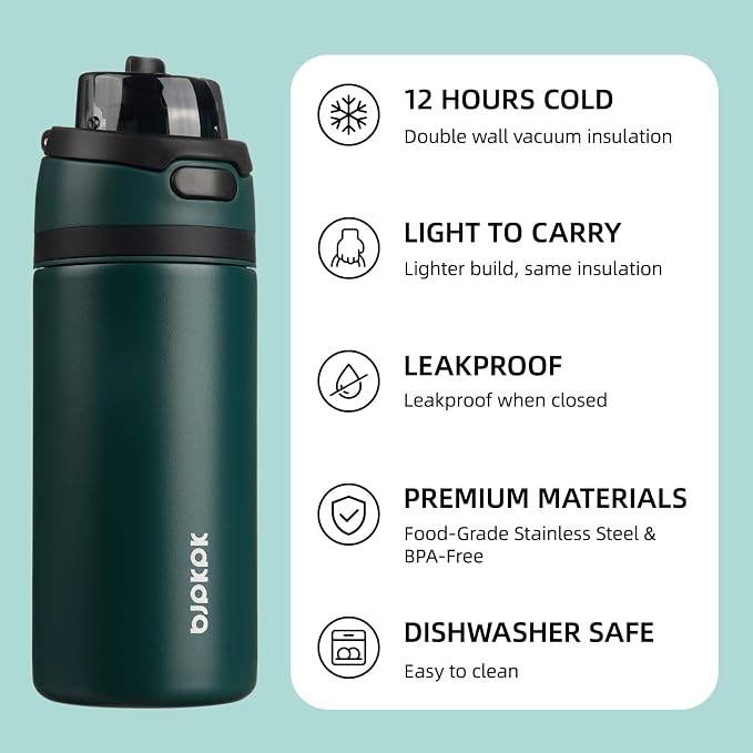 BJPKPK 17oz Insulated Water Bottle - Image 3