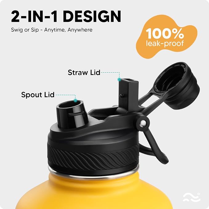 Swigina 64 oz Insulated Water Bottle - Image 2