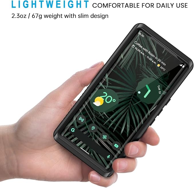 Lanhiem for Google Pixel 6 Pro Case, IP68 Waterproof Dustproof - Image 2