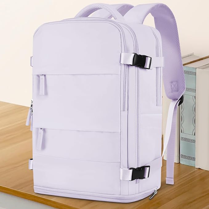 coowoz Large Travel Backpack For Women Men, Carry On Flight Approved, Hiking - Image 2