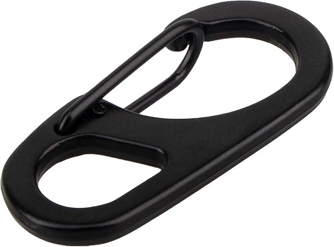 SWATOM Small Mini Carabiner Clip Tiny Spring Snap Hook Keychains Micro - Image 6