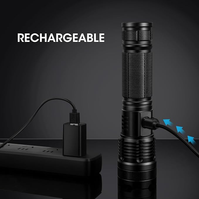 KINGCAESAR 3 Pack Flashlights 90, 000 High Lumens - Image 3