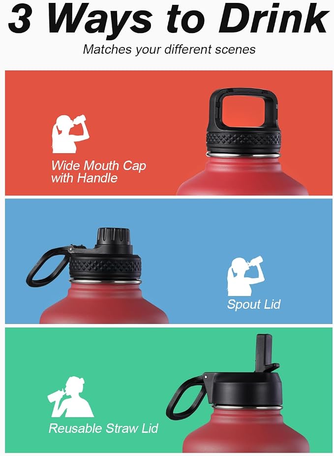 Coolflask Half Gallon Water Bottle Insulated - Image 5