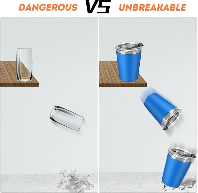 Kids Cups with Lids and Straws, 12oz Kids Tumblers with Straws and Lids Spill - Image 7
