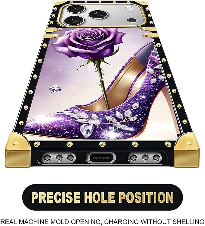 for iPhone 17 Pro Case Luxury Golden Decoration - Image 5