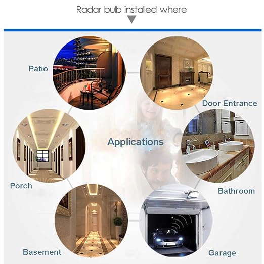Motion Sensor Light Socket, PIR Motion E26 Screw Bulb Adapter, Adjustable Auto - Image 5