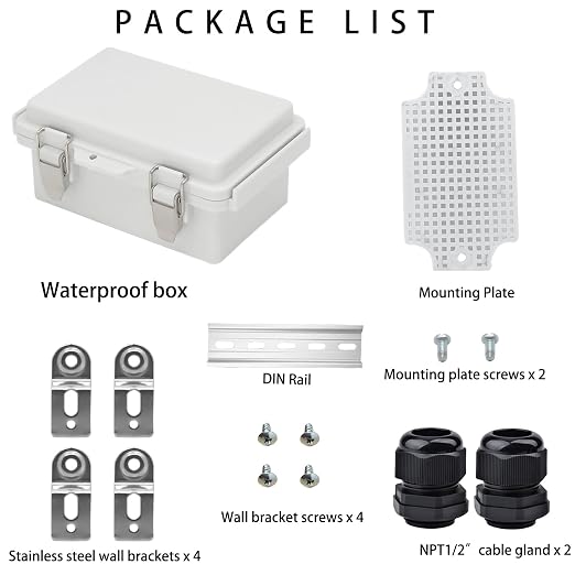 Waterproof Electrical Box Junction Box Weatherproof IP67 ABS Plastic Enclosure - Image 4