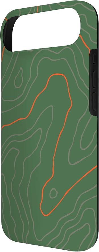 Backcountry Topo Guide Orange Lines Topographical Map Case - Image 3