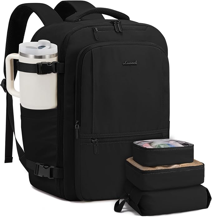 LOVEVOOK Travel Backpack for Women & Men, 40L Large Carry On Backpack Airline by LOVEVOOK