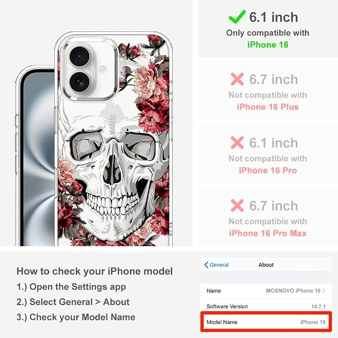 MOSNOVO Case for iPhone 16 - Image 2