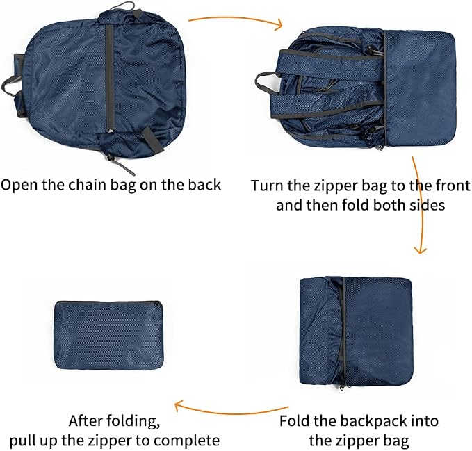 Lightweight Packable Foldable Backpack, Hiking backpack, Travel Backpack - Image 6