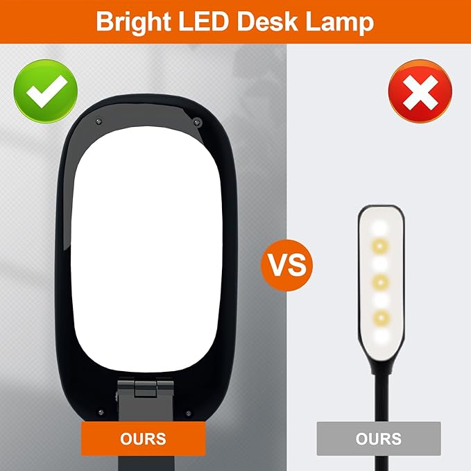 Akejrym LED Desk Lamp for Office Home & Battery Operated Lamp Rechargeable Lamp - Image 5