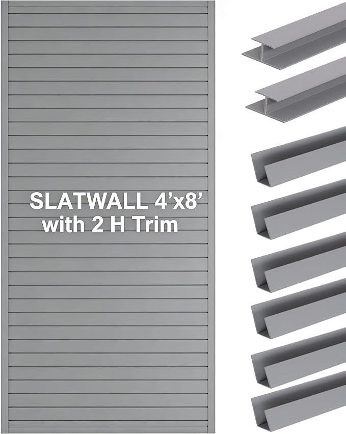FRAYSCENT Slat Wall Paneling Garage Slat Wall Storage Systems Slatwall Panels by FRAYSCENT