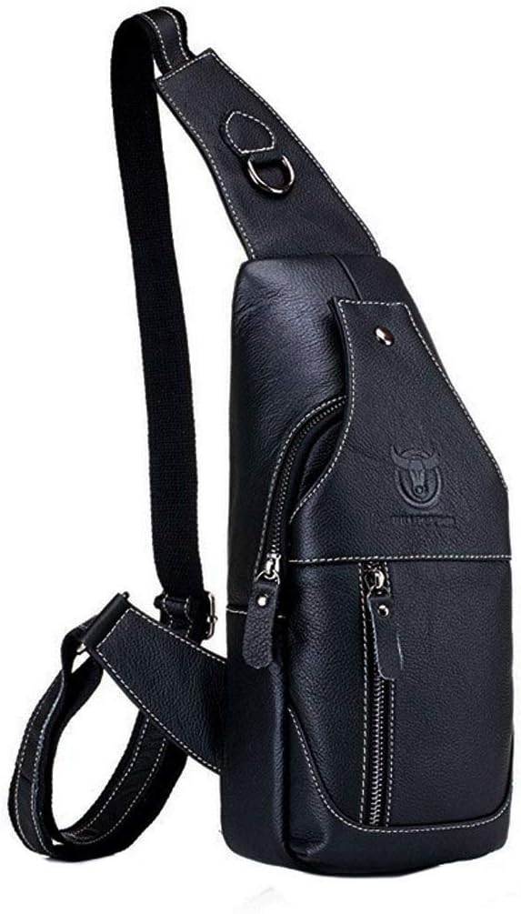Hebetag Leather Sling Bag Backpack by Hebetag
