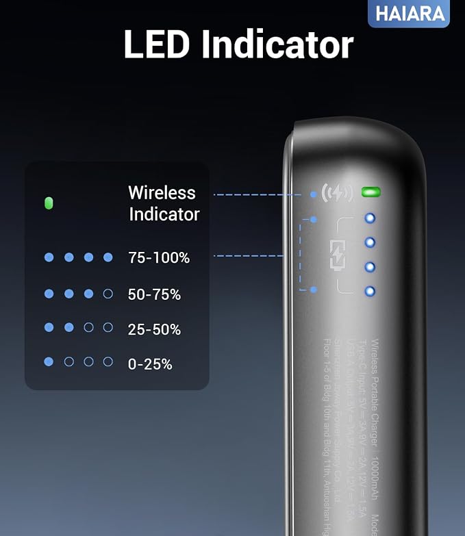 Portable Charger for Magsafe Power Bank - 10000mAh Magnetic Phone Charger - Image 7
