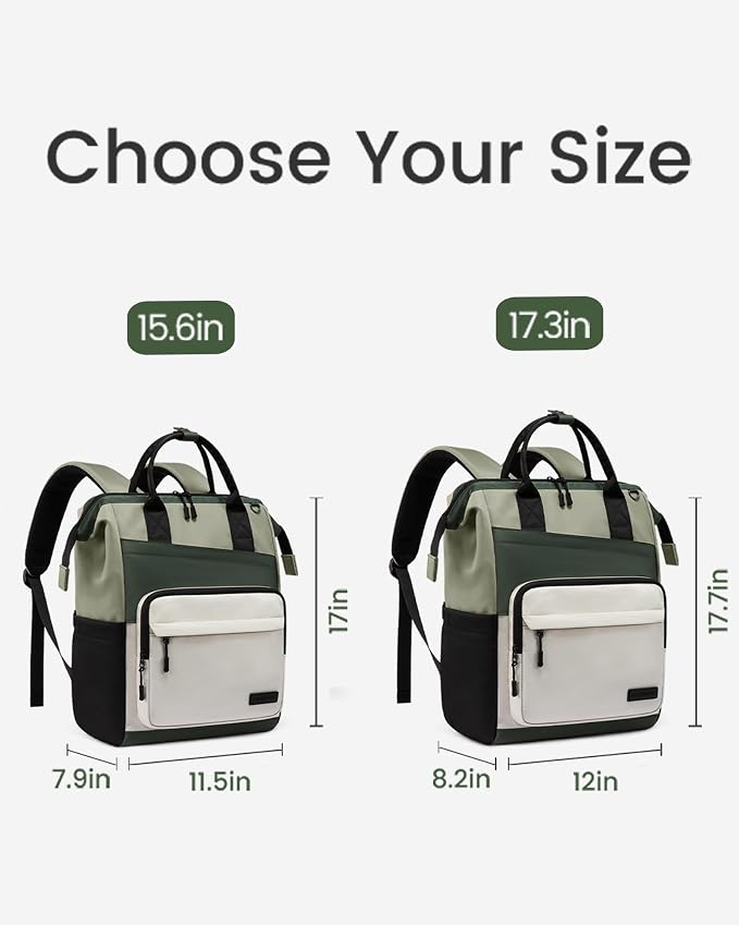 LOVEVOOK Laptop Backpack for Women, 17 Inch Travel Backpack for Work College - Image 8
