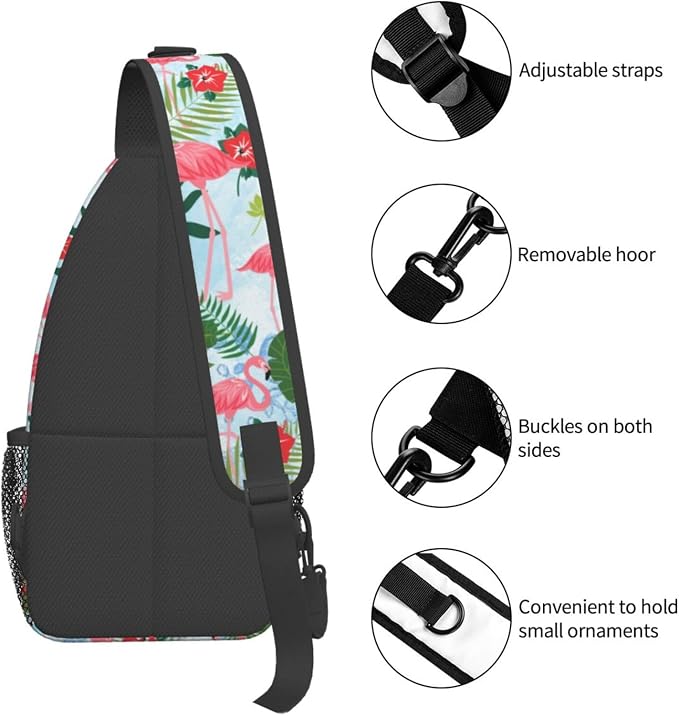 Sling Backpack For Men Hiking Daypack Crossbody Shoulder Bag Travel Chest Pack - Image 8
