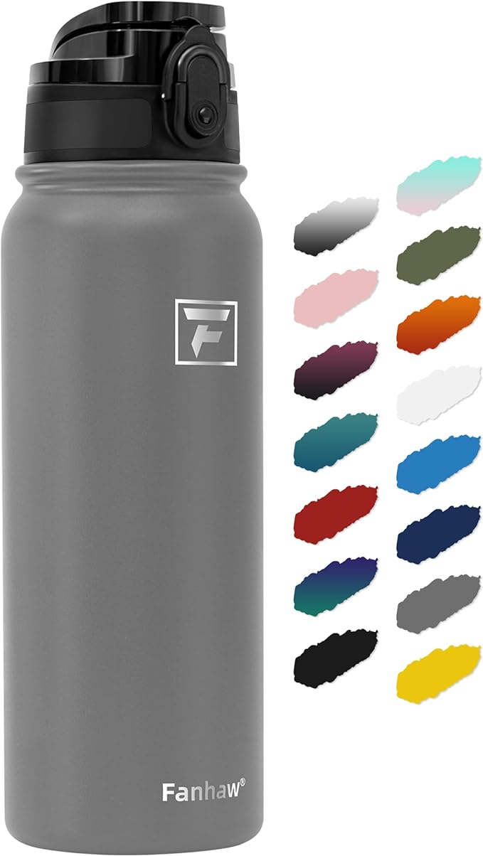 Fanhaw 20 oz Insulated Stainless Steel Water Bottle by FANHAW