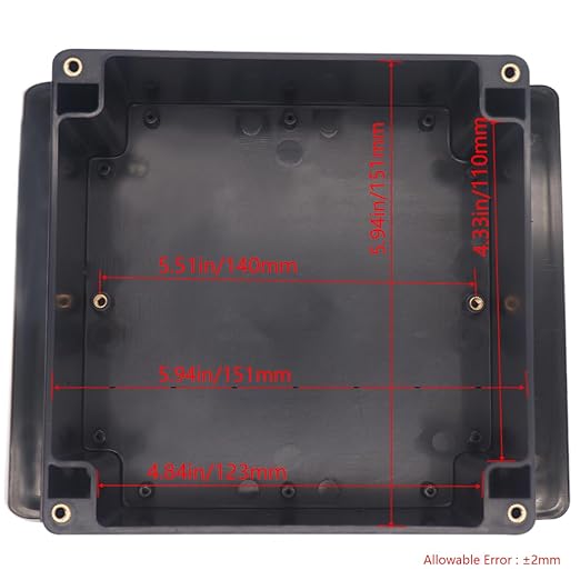 Junction Box IP65 Waterproof ABS Plastic Electrical Project Case Power Junction - Image 3