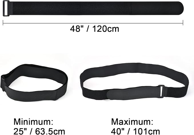 2 x 48 Inch Hook and Loop Cable Tie, 6 Pack Heavy Duty Adjustable Fastening - Image 6