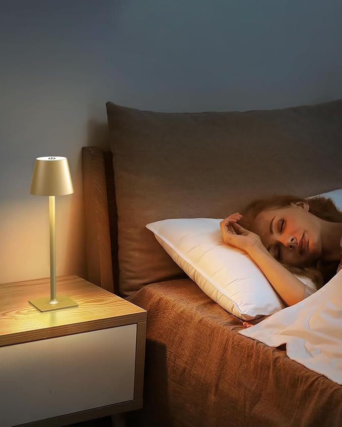 Fizrice Cordless Table Lamp, 6000mAh Battery Operated, 250LM Adjustable - Image 9