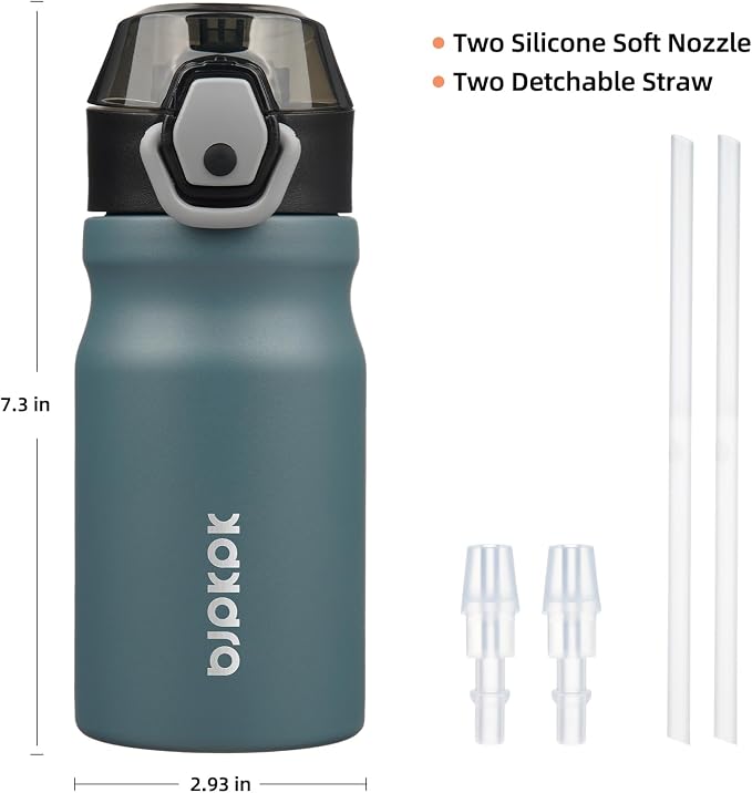 BJPKPK Insulated Water Bottle 14oz Stainless Steel Water Bottles - Image 4