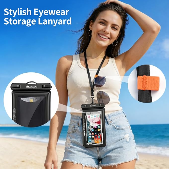 Waterproof Phone Pouch Floating 2 Pack, IP68 Waterproof Phone Case - Image 6
