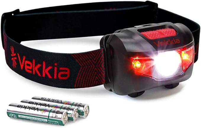 Vekkia Ultra Bright LED Headlamp-5 Lighting Modes, Camping Accessories Gear. by Vekkia