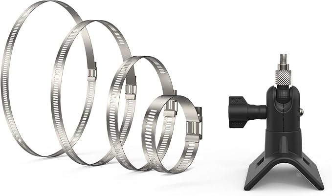 Holicfun No-Drill Outdoor Security Camera Pole Mount, Universally Compatible by Holicfun