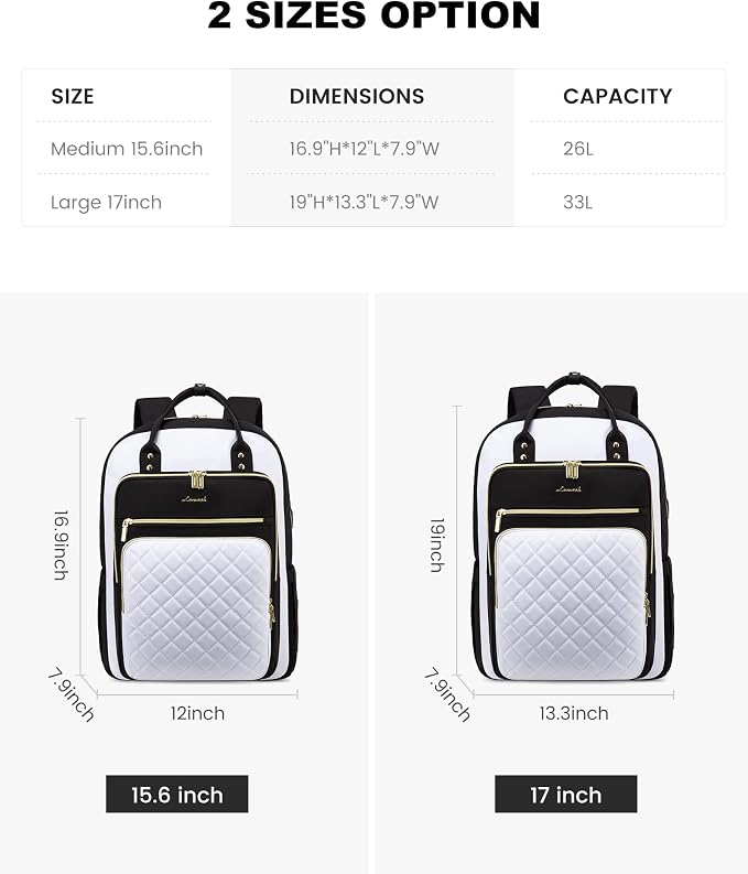 LOVEVOOK Laptop Backpack for Women, Fashion Backpack Purse for Travel - Image 9