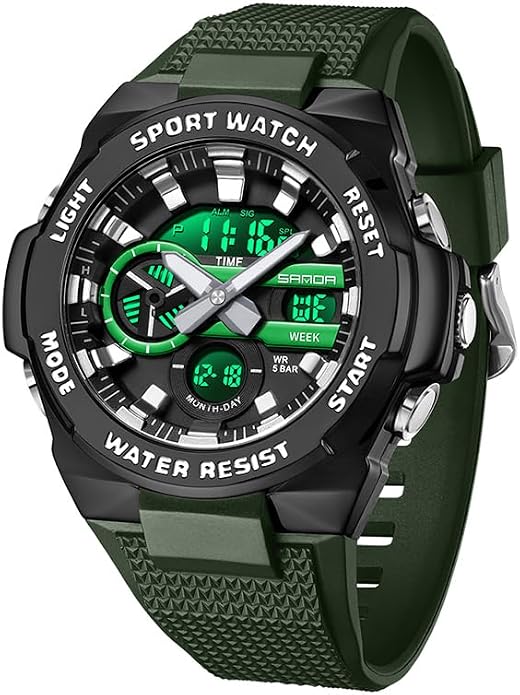 FANMIS Mens Military Multifunction Digital LED Watch Electronic Waterproof - Image 2
