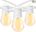 SUNTHIN White String Lights, 48ft White Outdoor Lights by SUNTHIN