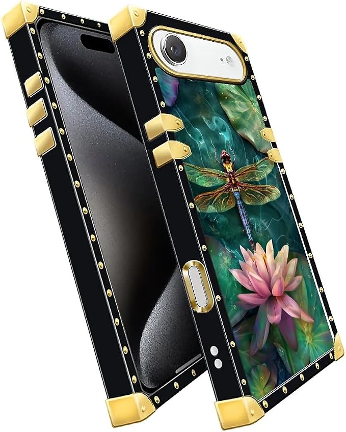 for iPhone 17 Air Case Luxury Golden Decoration - Image 3