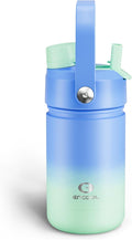 ENCOOL Kids Insulated Water Bottle - 12oz Stainless Steel Water Bottle with by ENCOOL
