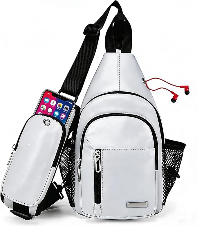 JENAGREEN Waterproof Sling Backpack Crossbody Sling Bag, Cross Bag Adjustable by JENAGREEN