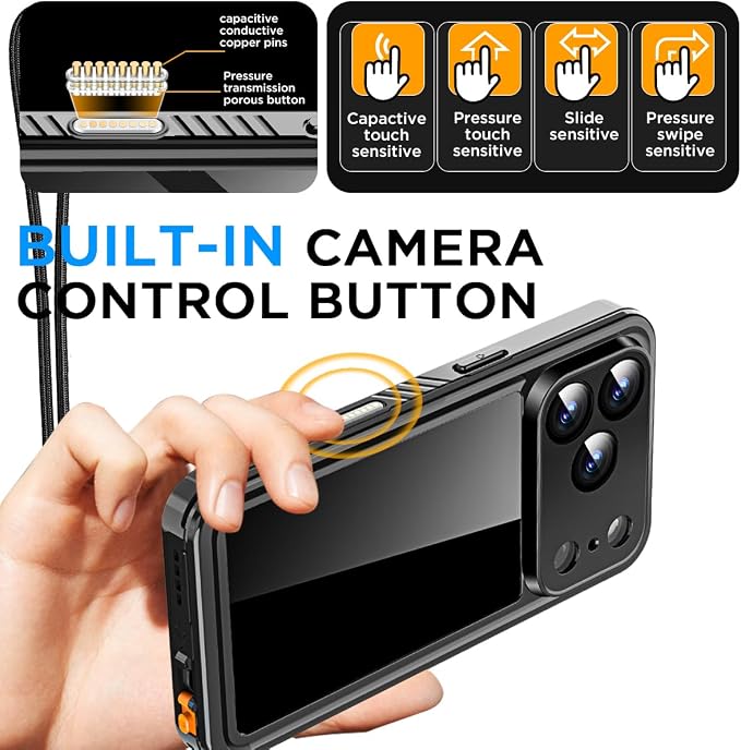 AICase Compatible with iPhone 17 Pro Case Waterproof - Image 3