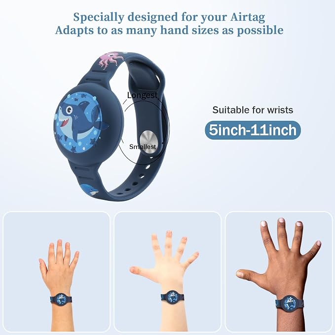 R-fun Waterproof Air Tag Bracelets Compatible - Image 4