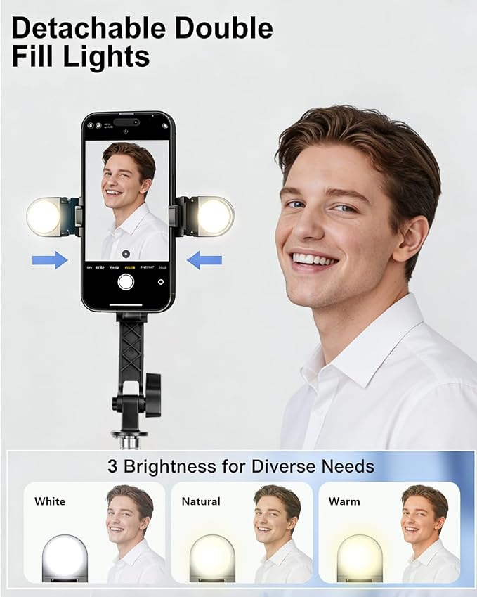 71" Phone Tripod Selfie Stick - Image 2